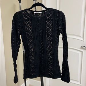 Alexander Wang Longsleeve Lace Top
